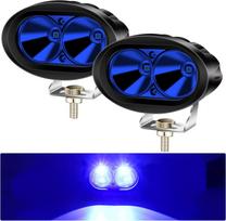 X-STYLE 20W LED Darbinis žibintas, Mėlynas šakinis krautuvas, 12 V, 24 V, Siauras kampas, 2-LED mėlyna