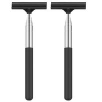 Pack of 2 Foldable Car Window Squeegee Retractable and Portable Cleaning Tool for Mirrors Windshields and Shower Doors juoda