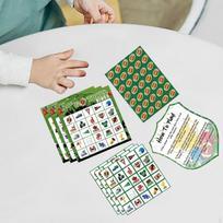 24 Football Bingo Game Card,Family Playing Games Cards,Football Stickers for Kids,Holiday