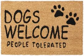 Kodustaar kokoso pluošto durų kilimėlis "dogs welcome"