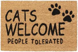 Kodustaar kokoso pluošto durų kilimėlis „cats welcome“