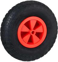 Relaxdays Karučio ratas 3.50-6" raudonas