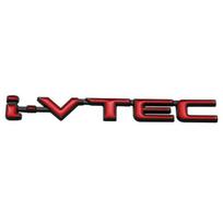 3D chromuoto metalo automobilio raidės galinės bagažinės ženklelio emblema IVTEC logotipas I VTEC lipdukas, skirtas City Civic Accord Jazz CRV priedams raudona juoda spalva