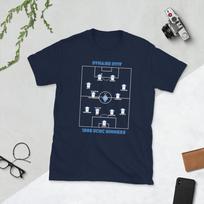 Dynamo Kyiv Kijevas futbolo futbolo taurės laimėtojai čempionai 1986 UEFA Unisex marškinėliai S black