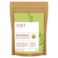 Jiva Ayurvedic Tea Caffeine-Free 150g Pack of 1 | Boosts Immunity, Heart, Brain & Liver Health, Digestion Support