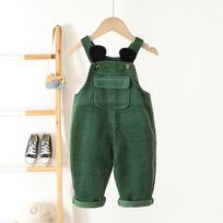 INS Baby Corduroy Overalls 2025 - Cute & Fashionable Korean-Style for Ages 0-3 Tag 120/Height 100-105cm