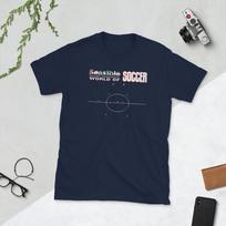 Sensible World of Soccer retro vaizdo žaidimo kompiuterinis unisex marškinėlis trumpomis rankovėmis 2XL