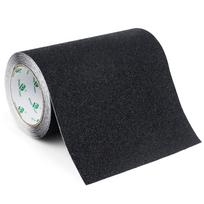 BOMEI PACK 200mm x 5m Juoda laiptų riedlentės sukibimo juosta su stipria saugos juosta vidaus ir lauko naudojimui Neslystanti, neslystanti juoda