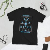 SSC Napoli futbolo UEFA taurės laimėtojai čempionai 1989 m. Italija Unisex marškinėliai S