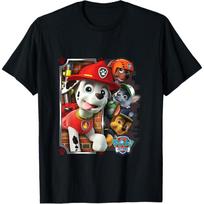 PAW Patrol Firedog Marshall With Group T-Shirt S juoda
