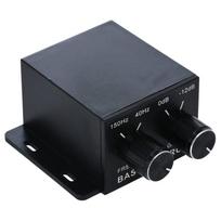 Automobilio garso reguliatorius stiprintuvo bazė žemų dažnių garsiakalbis stereo ekvalaizerio valdiklis 4 RCA