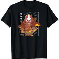 Avatar The Last Airbender - Aang Avatar State T-Shirt S juoda