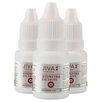 Jiva Ayunetra akių lašai 10 ml X 3 pakuotė | Žolinis natūralus palengvinimas sausoms, paraudusioms, sudirgusioms akims