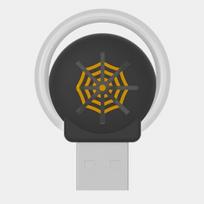 Nešiojamas ultragarsinis kenkėjų atbaidytojas - maitinamas USB, skirtas automobiliams ir vabzdžių/uodų/pelių kontrolei USB port balta