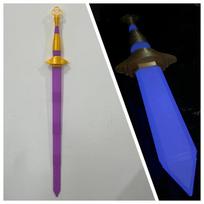 KPop Demono Medžiotojai Zoey Rumi Mira Cosplay 3D Spausdintas Huntrx Palaikymo Lazdelė Šviesos Lazdelė Palaikymo Lazdelė Ginklai Helovino Kostiumo Rekvizitas