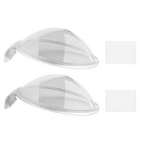 Anti Reflective Lens Guards For Panoramic Cameras Waterproof Scratchproof PC Material Includes 2 Protectors And Maintenance Accessories 1