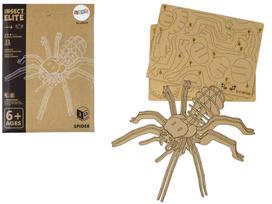 Medinė 3D dėlionė voras, Lean Toys, 31x22 cm