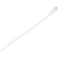 StarTech.com 15cm(6) Cable Ties with Mounting Hole, 3mm(1/8) wide, 40mm(1-1/2) Bundle Dia. 18kg(40lb) Tensile Strength, Nylon 66 Self Locking Ties with Screw Hole, UL Listed, 100 Pack - UL94 V-2 Rated - TAA (CBMZTS10N6)