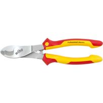Kabelschneider Professional electric, 180mm, Schneid-Zange rot/gelb, mit ein-/ausschaltbarer Öffnungsfeder