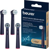 TB Bürstenköpfe Sensitive Eco Green Planet, Aufsteckbürste dunkelblau, 4er Pack