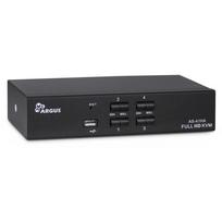 Inter-Tech AS-41HA HDMI Tastatur/Video/Maus (KVM)-Switch Schwarz (88887242)
