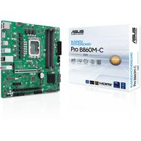 ASUS PRO B860M-C-CSM - Motherboard - micro ATX - LGA1851-Sockel - B860 Chipsatz - USB-C 3.2 Gen 1, USB 3.2 Gen 1, USB 3.2 Gen 2 - Gigabit LAN - Onboard-Grafik (CPU erforderlich) (90MB1MCP-M0EAYC)