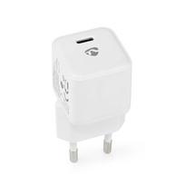 Nedis Netzladegerät 30 W 1.5 2.0 2.5 3.0 A - Anzahl der Ausgänge: 1, USB-C™, Automatische Spannungswahl (WCMPD30W100WT)
