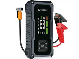 SANDBERG Active TirePump 10000 - Powerbank / Starthilfekabel - Li-Ion - 10000 mAh - 37 Wh - 800 A - 2 Ausgabeanschlussstellen (USB, Starthilfeanschluss) (421-21)