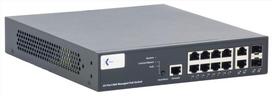 Barox RY-LGSP23-10G - Managed - L2/L3 - Gigabit Ethernet (10/100/1000) - Power over Ethernet (PoE) - Rack-Einbau - 1U