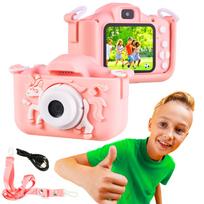 Extralink Kids Camera H29 Single Pink Digital Camera, 1080P 30fps, 2.0 Display