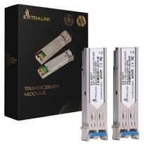 Extralink SFP Module SFP 1.25G 2-Pack, 1.25Gbps, LC/UPC, 1310nm, 20km, Single Mode, DOM (Dedicated to HP/Aruba)