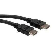 Value HDMI connection cable HDMI-A plug 3.00 m black 11.99.5543 4K UHD, shielded HDMI cable