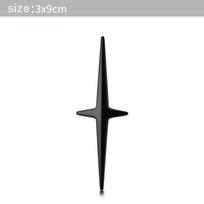 Automobilio stilius 3D logotipo lipdukas Kryžiaus emblema Ženklelis Aplikacija Automobilio dekoravimo priedai Tinka Lincoln MKX MKZ MKC Navigator MKT juoda