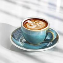 Keramikinė japoniška latte kavos puodelio ir lėkštutės rinkinys Profesionali sustiprinta aukščiausios klasės subtili Cabo latte espreso puodelis 75-350ml