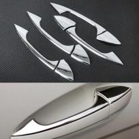 Chromuotas nerūdijančio plieno durų rankenos dangtelio apdailos komplektas, tinkantis Mercedes Benz CE GLK ML CLA klasė W166 W117 X204 W204 W212