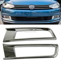Skirta VW Volkswagen Touran 2016 2017 ABS Chromuota Automobilio Priekinių Rūko Žibintų Dangtelio Apdailos Juostelės 2vnt Automobilio Rūko Žibinto Rėmelis Išorės Automobilio Stilius