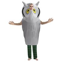 Pelėdos kostiumas, suaugusiems One size fits all adults pilka