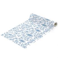 Mėlyni gėlių lipni tapetai, senovinis kontaktinis popierius, namų dekoratyviniai gėlių lipni tapetai, vinilo rulonas 45x300cm