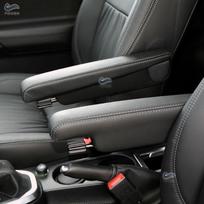2 vnt. automobilio aksesuarų, šoninių sėdynių porankių rankenos, odinių dangtelių apdaila, skirta „Land Rover Freelander 2“ 2007–2015 m., juodai raudona.
