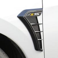 2 vnt. automobilio lapų plokštės dekoravimo šoninis sparnas, modifikuotas šonas, skirtas Renault RS Line Clio Megane Scenic laguna Logan Koleos 2PCS Black