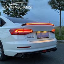 Universalus 110/130 cm galinio spoilerio lūpų komplektas, išorinės dalys stabdžių žibintas, automobilio bagažinės aptakas, stogo sparnas, pasidaryk pats. 110cm Full Function