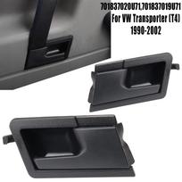 2x priekinė kairė dešinė vidinė vidinė durų rankena, skirta VW Volkswagen Transporter Caravelle T4 EuroVan 701837020A 1990 m. LEFT AND RIGHT