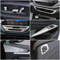 For Volkswagen VW ID.4 ID4  2022 2023 Car Interior Refit AC Air Outlet Trunk Steering Wheel Armrest Switch Button Frame Style F LHD