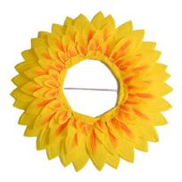 Suaugusiojo Vaikas Saulėgrąžos Kepurė Gimtadienio Šventė Vaidmenų Žaidimo Kostiumas Kepurė Scenos Galvos Apdangalas 58CM for adult yellow