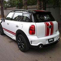 Automobilio galinės bagažinės lipdukas Juostelė Galinių durelių lipdukai MINI Cooper S R50 R55 R56 R60 Clubman F54 F55 F56 F60 Countryman Black