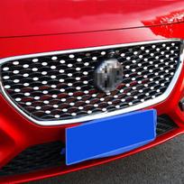 Automobilio stilius MG ZS 2017 2018 sidabrinis Veidrodėlis Mini metalinis lipdukas priekinės grotelės Babysbreath