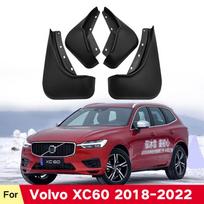 Purvasargiai, skirti Volvo XC60 2018-2022 Purvasargiai Sparnas Purvasaugiai Priekiniai Galiniai Purvasaugiai Automobiliui juoda