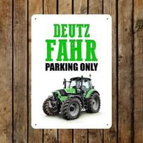 Deutz Fahr Tik Parkavimas Metalinis Skardos Ženklas Plakatas Plokštelė Metalinės Gėlės Sienų Dekoravimas 30x40cm 20x30cm（7.8x11.8inch）