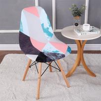 „Shell“ kėdės užvalkalas su gėlių raštu „Navidad Funda Silla Stretch Spandex“ virtuvės valgomojo kėdės užvalkalai namų vakarėlio dekoravimui 1pc