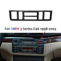 BMW E46 Priedai 3 Serija 1998-2005 Anglies Pluošto Interjero Lipdukai Automobiliui Konsolės Apdailos Dangtelio Lipdukas Auto Priedai